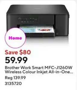 Staples Brother Work Smart MFC-J1260W offer