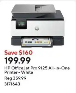 Staples Hp officejet pro 9125 all-in-one printer - white offer
