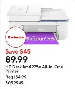 Staples hp deskjet 4275e all-in-one printer offer