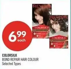 Shoppers Drug Mart Colorsilk bond repair hair colour offer