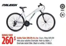 Canadian Tire Raleigh Overtake Adult Bike offer