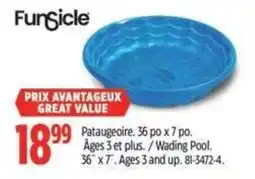 Canadian Tire Funsicle wading pool offer