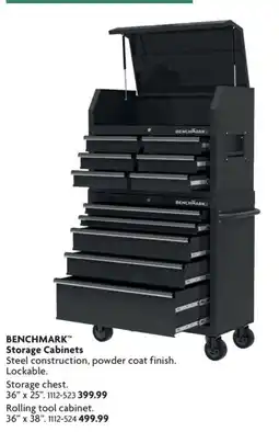 Home Hardware Benchmark storage cabinets offer