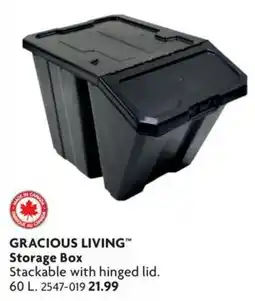 Home Hardware Gracious Living Storage Box offer