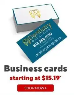 Staples Business cards offer
