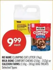 Shoppers Drug Mart No Name clumping cat litter offer