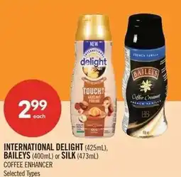 Shoppers Drug Mart International Delight coffee enhancer offer