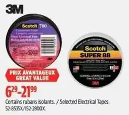 Canadian Tire 3M selected electrical tapes offer
