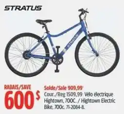 Canadian Tire Stratus Hightown Electric Bike, 700c offer