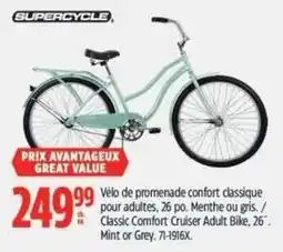 Canadian Tire Supercycle classic comfort cruiser adult bike offer