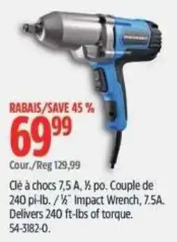 Canadian Tire Impact Wrench offer