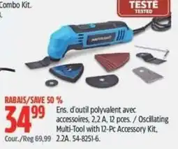 Canadian Tire Bosch oscillating multi-tool with 12-pc accessory kit offer