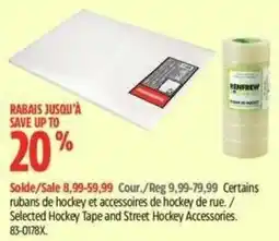 Canadian Tire Renfrew hockey tape offer