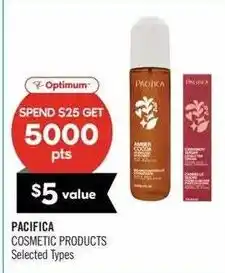 Shoppers Drug Mart Optimum Pacifica cosmetic products offer