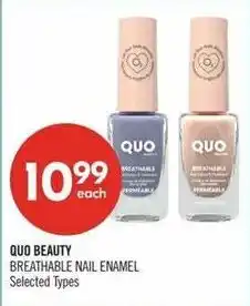 Shoppers Drug Mart Quo beauty breathable nail enamel offer