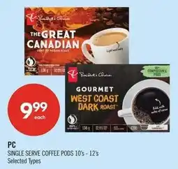 Shoppers Drug Mart PC single serve coffee pods offer