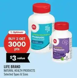 Shoppers Drug Mart Life Brand Natural Health Products offer