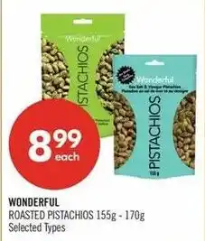 Shoppers Drug Mart Wonderful roasted pistachios offer