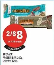 Grenade protein bars