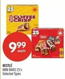 Shoppers Drug Mart Nestlé mini bars 25's offer