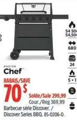 Canadian Tire Master Chef barbecue série Discover offer
