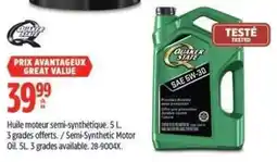 Canadian Tire Quaker State semi-synthetic motor oil offer