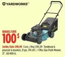 Canadian Tire Yardworks 174cc Gas Push Mower offer