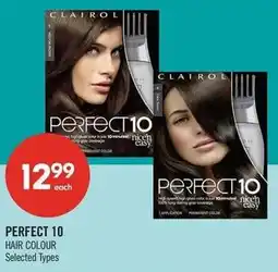 Shoppers Drug Mart Clairol perfect 10 hair colour offer