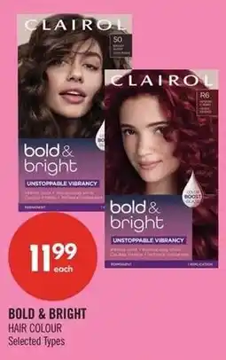 Shoppers Drug Mart Clairol bold & bright hair colour offer