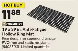 Princess Auto Powerfist 19 x 39 in. Anti-Fatigue Hollow Ring Mat offer