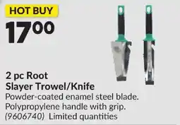 Princess Auto Root Slayer Trowel/Knife offer