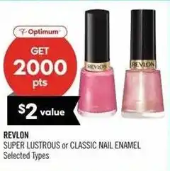 Shoppers Drug Mart Revlon super lustrous or classic nail enamel offer