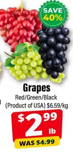 Iqbal Foods Grapes offer