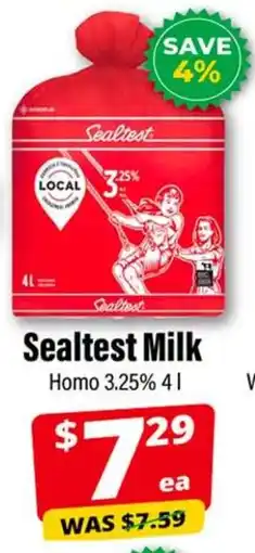 Iqbal Foods Sealtest 3.25% milk offer