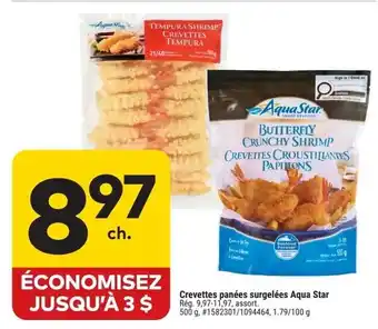 Aqua Star crevettes panées surgelées