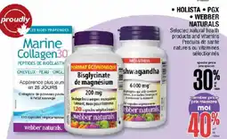 Jean Coutu Webber naturals selected natural health products and vitamins offer