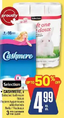 Jean Coutu Cashmere selected bathroom tissue offer