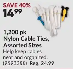 Princess Auto Nylon Cable Ties offer