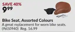 Princess Auto Bike Seat, Assorted Colours offer