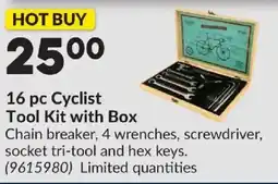 Princess Auto 16 pc Cyclist Tool Kit with Box offer