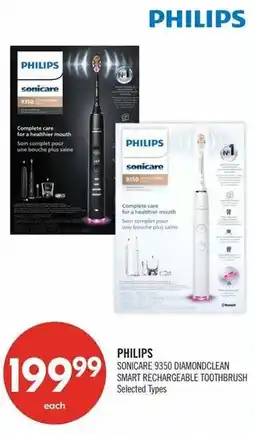 Shoppers Drug Mart Philips sonicare 9350 diamondclean smart rechargeable toothbrush offer