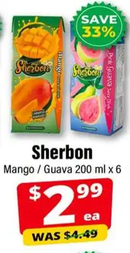 Iqbal Foods Sherbon mango guava offer