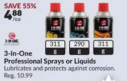 Princess Auto 3-in-one professional sprays or liquids offer