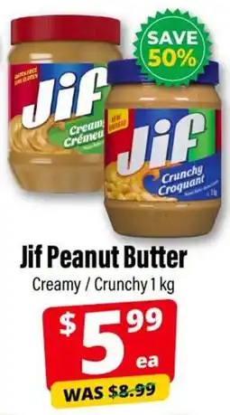 Iqbal Foods Jif peanut butter offer