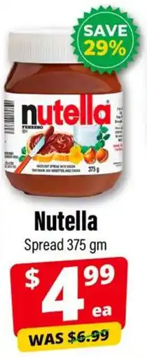 Iqbal Foods Nutella Spread offer