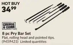 Princess Auto Grease & Gear 8 pc Pry Bar Set offer