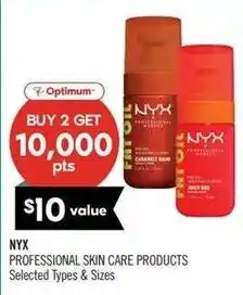 Shoppers Drug Mart NyX professional skin care products offer