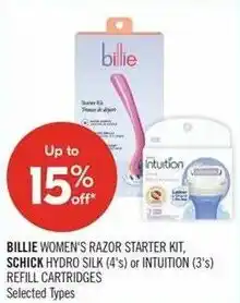 Shoppers Drug Mart Billie women's razor starter kit offer