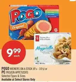 Shoppers Drug Mart Pogo wieners on a stick offer