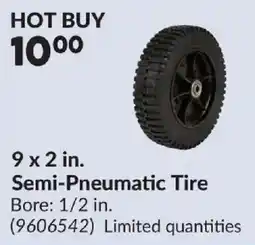 Princess Auto Semi-Pneumatic Tire offer